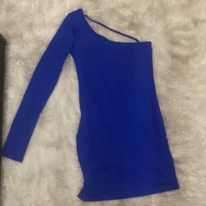 Blue mini dress 👗